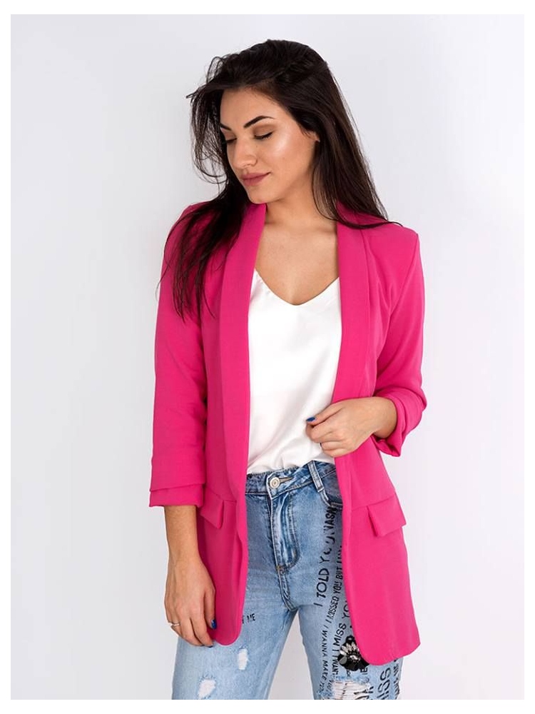 KRISTIA FUSCIA BLAZER