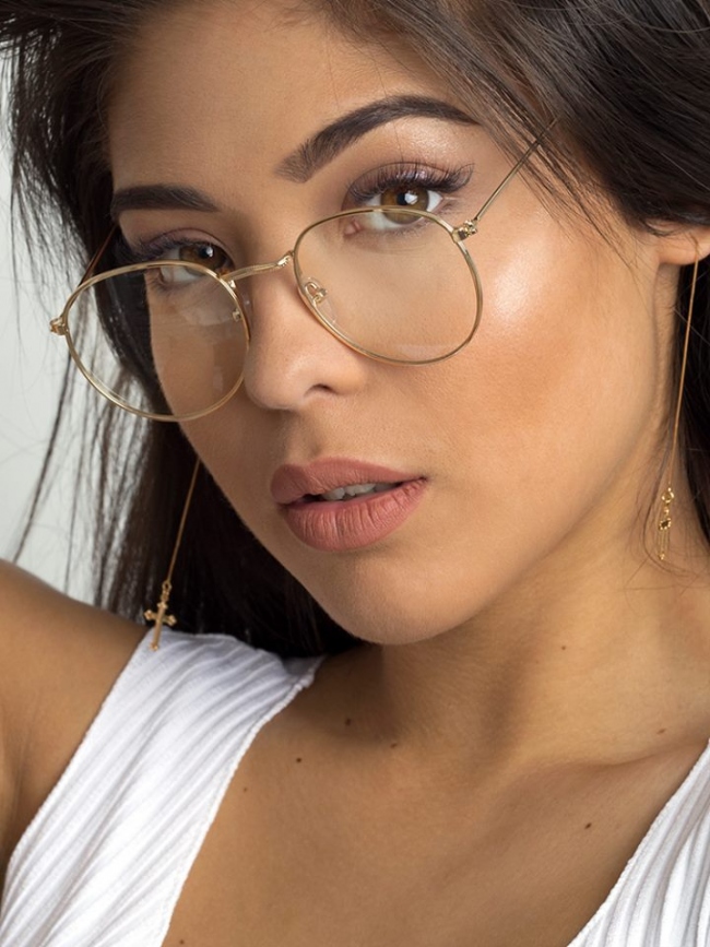 NASIA GOLD CLEAR LENS