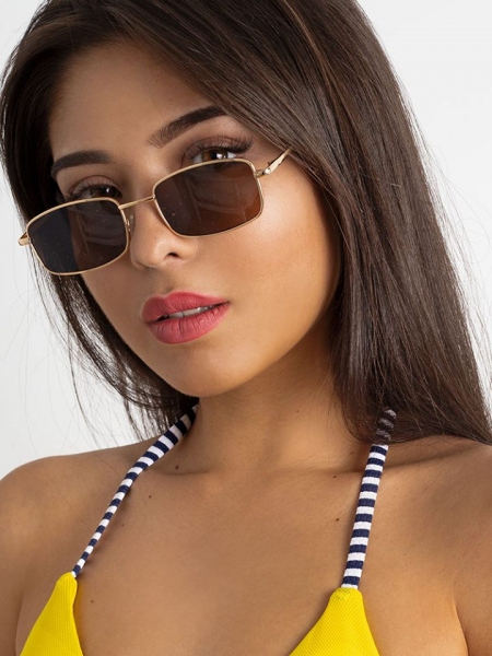 ANNAKEY SIRI BROWN SQUARED SUNNIES