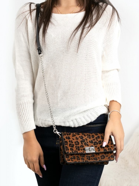 LEOPARD SQUARE WAISTBAG