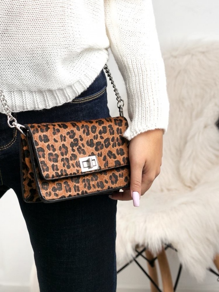 LEOPARD SQUARE WAISTBAG