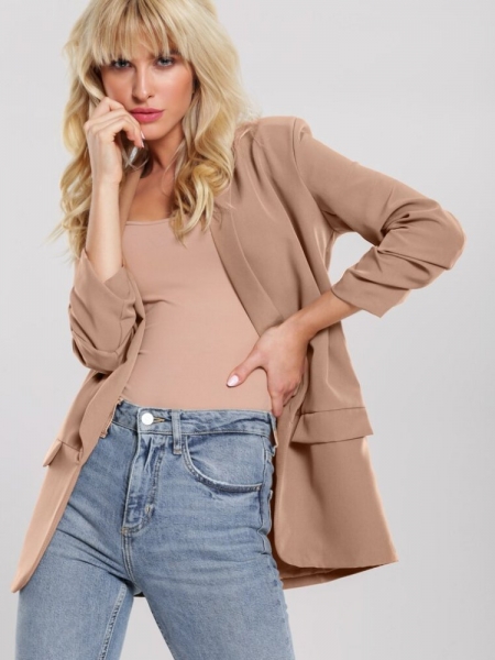 KRISTIA NUDE BLAZER