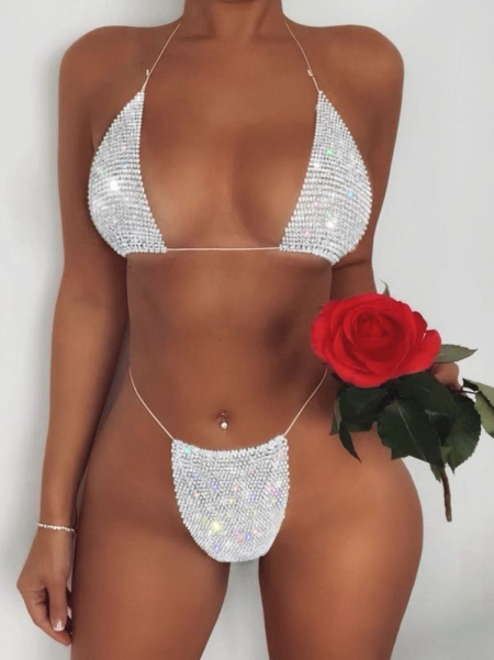 ΣΕΤ ΕΣΩΡΟΥΧΩΝ - NET STRASS WHITE SET