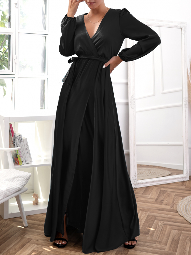 FATALITY BLACK MAXI DRESS