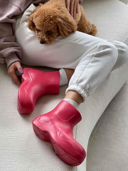 RUBBER RAINBOOTS FUCHSIA