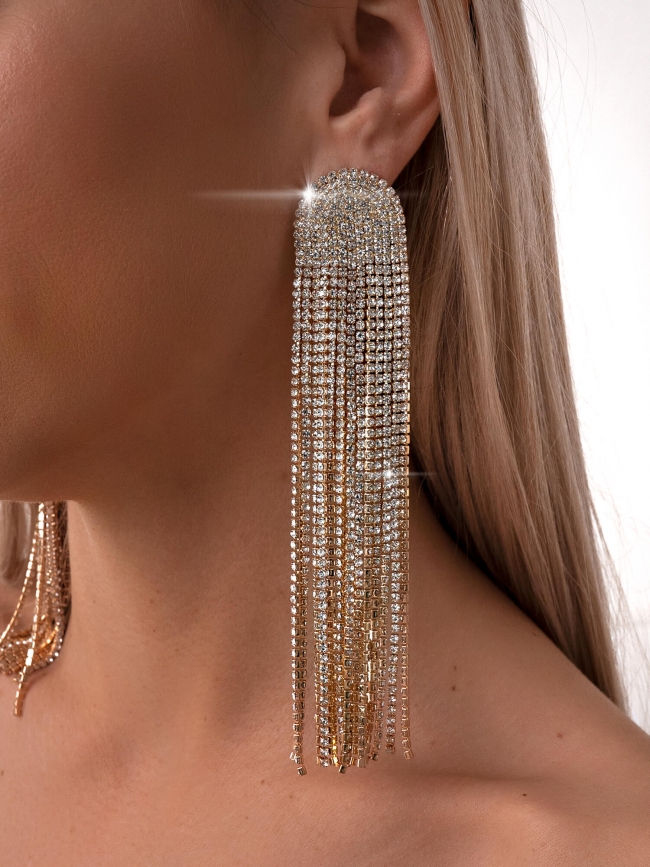 COOPER GOLD STRASS EARRINGS