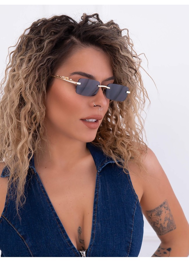 ANNAKEY PANTHER BLACK SUNNIES