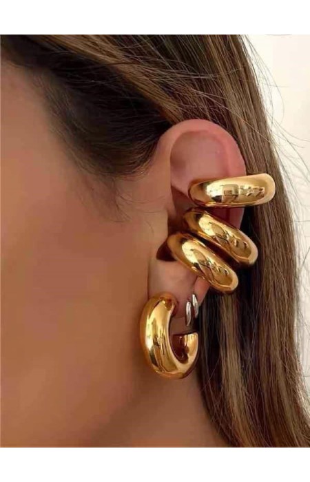 CELYN STEEL EARCUFFS