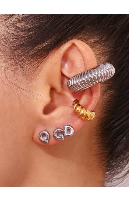 BETHSAB SILVER SPIRAL EARCUFF