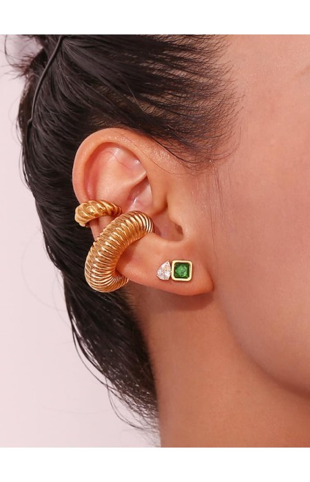 BETHSAB GOLD SPIRAL EARCUFF