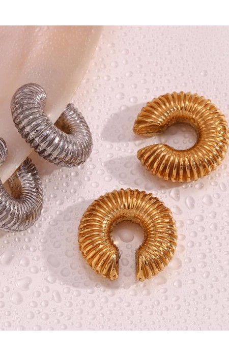 BETHSAB GOLD SPIRAL EARCUFF