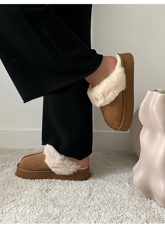 DANY CAMEL SLIPPERS