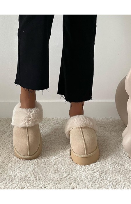 DANY BEIGE SLIPPERS