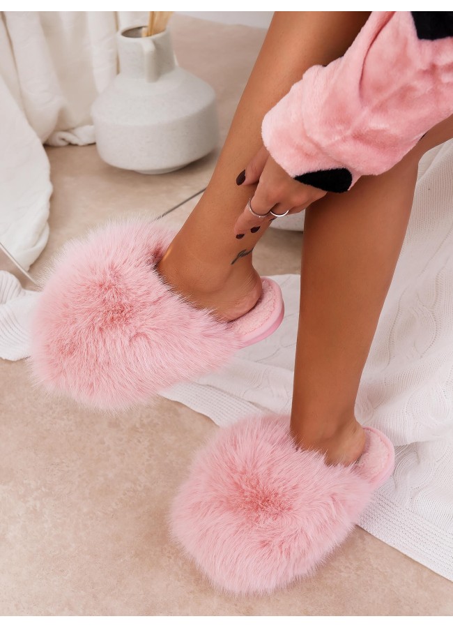 AURORE PINK SLIPPERS