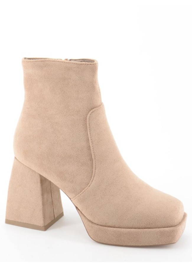 ARDENE BEIGE SUEDE ANKLEBOOTS