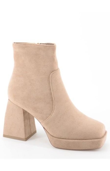 ARDENE BEIGE SUEDE ANKLEBOOTS