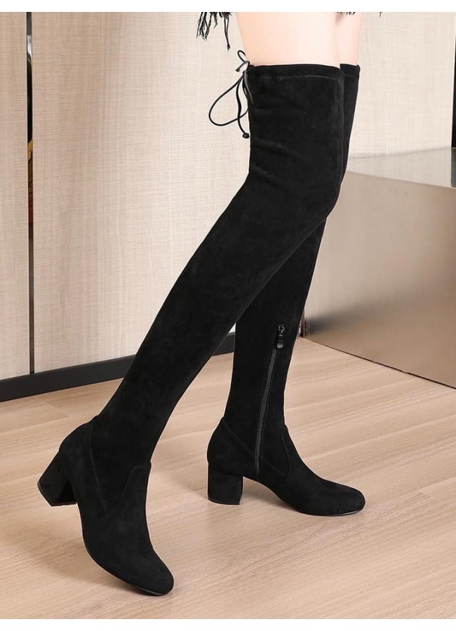 ANDRONIC BLACK SUEDE BOOTS