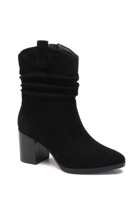 SAMUEL BLACK SUEDE ANKLEBOOTS