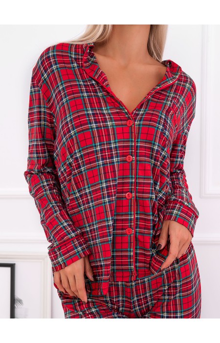 TIMOTHY RED CHECKED PYJAMAS