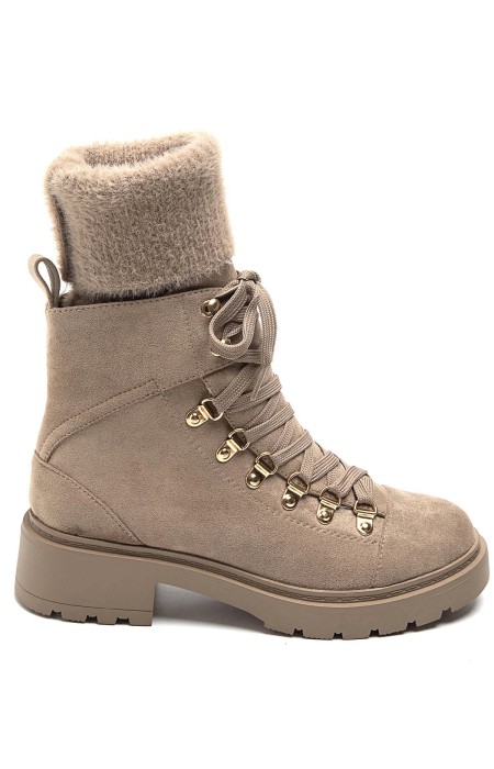 HERVE BEIGE CLIMBING ANKLEBOOTS