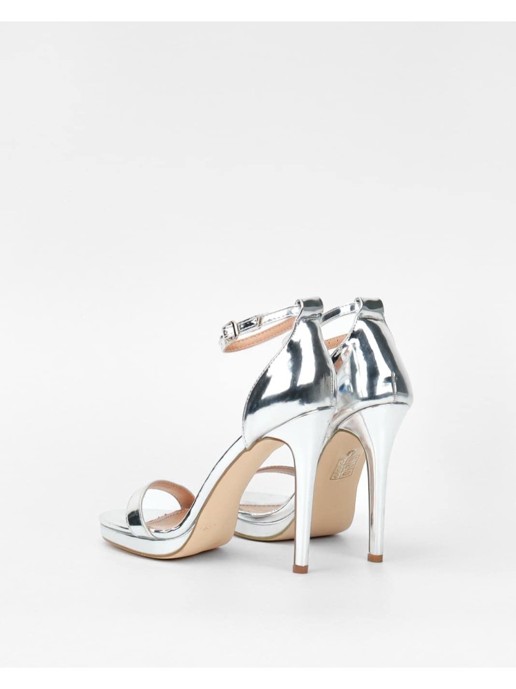 ADELE SILVER SANDALS