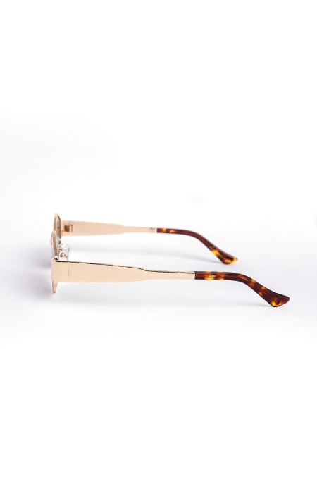 ANNAKEY MARRION BROWN GOLD SUNGLASSESS