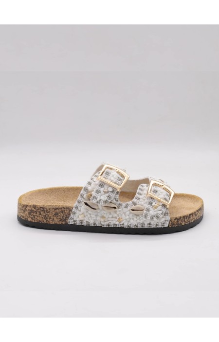 WHITE SANDALS WITH TRUCKS - FERATA