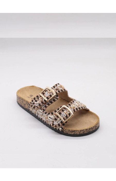 BROWN SANDALS WITH TRUCKS - FERATA