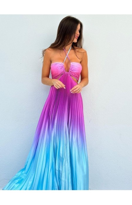 PURPLE MAXI DRESS - OMBRE