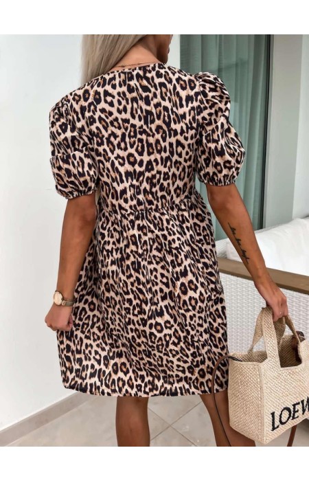 LEOPARD MINI DRESS - BENSON