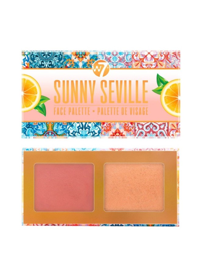 FACE PALETTE HIGHLIGHTER W7- SUNNY SEVILLE