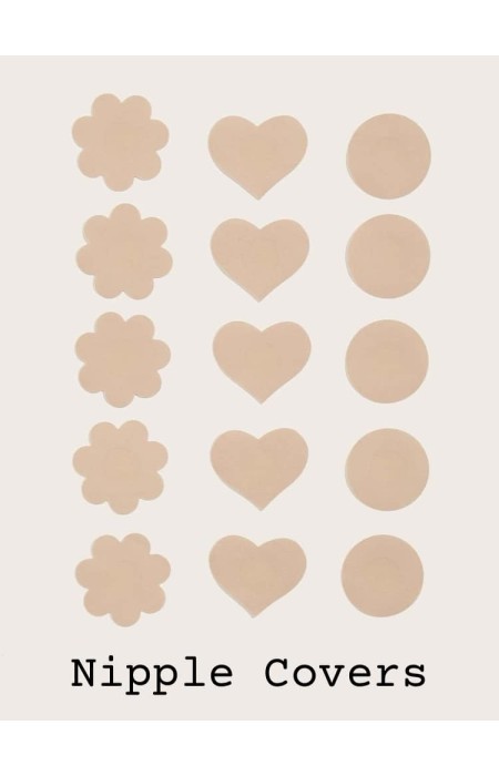 SET OF 5 NIPPLE COVER STICKERS