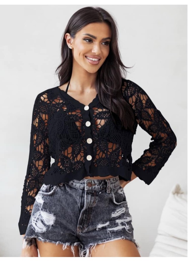 JACKET WITH LACE - LUCIANE