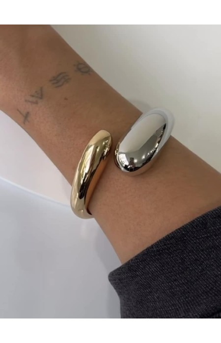 RODOLFA SILVER - GOLD BRACELET