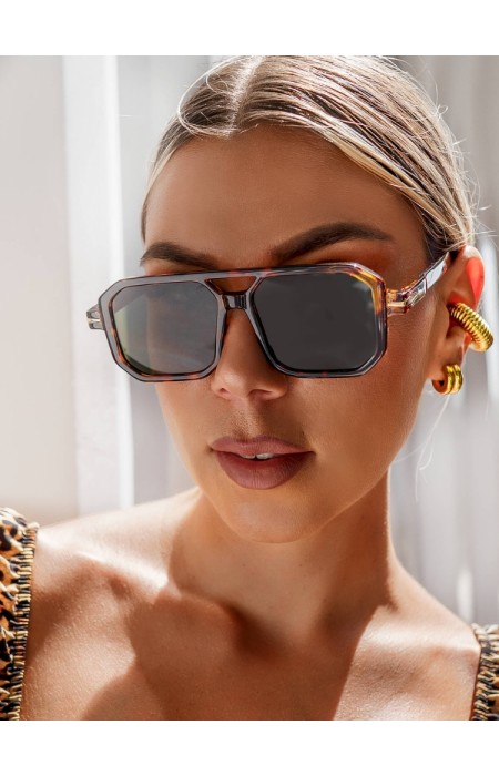 ANNAKEY CARTER LEOPARD SUNGLASSES