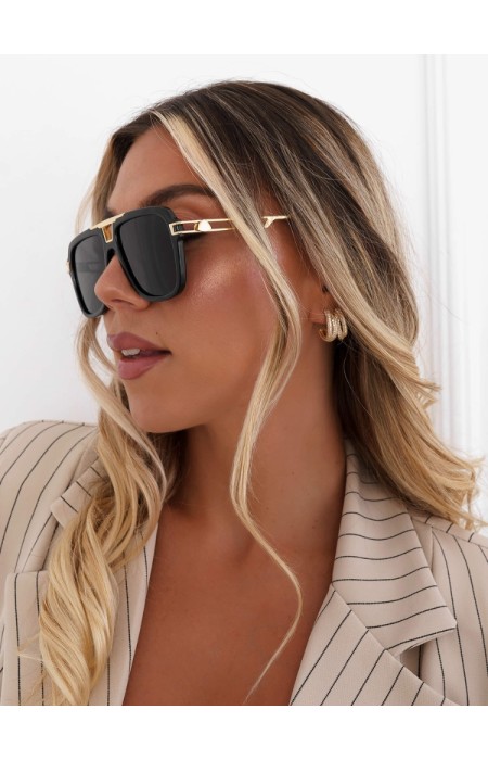 ANNAKEY ELLA BLACK SUNGLASSES