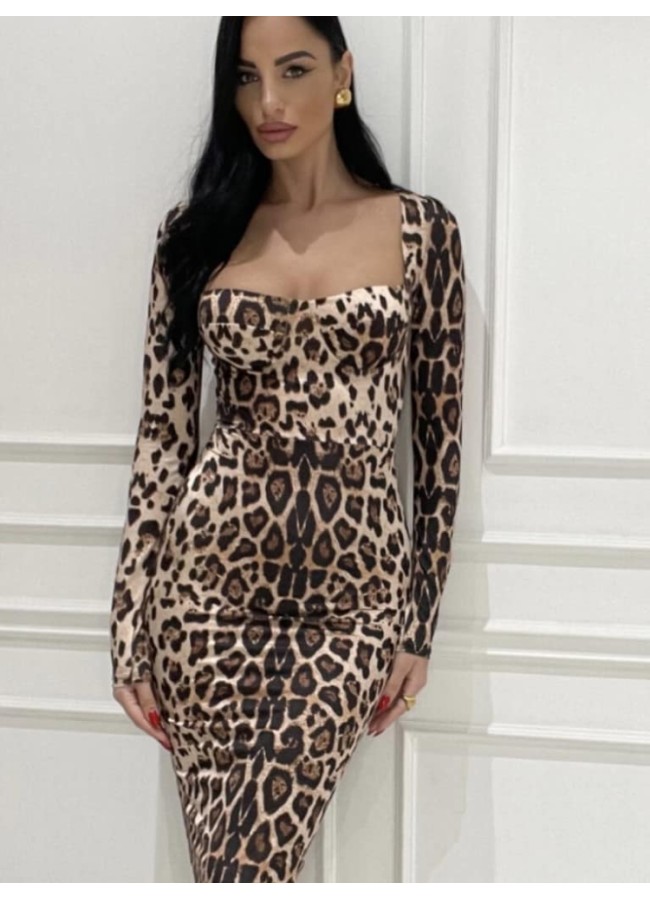 LEOPARD DRESS - BENUA