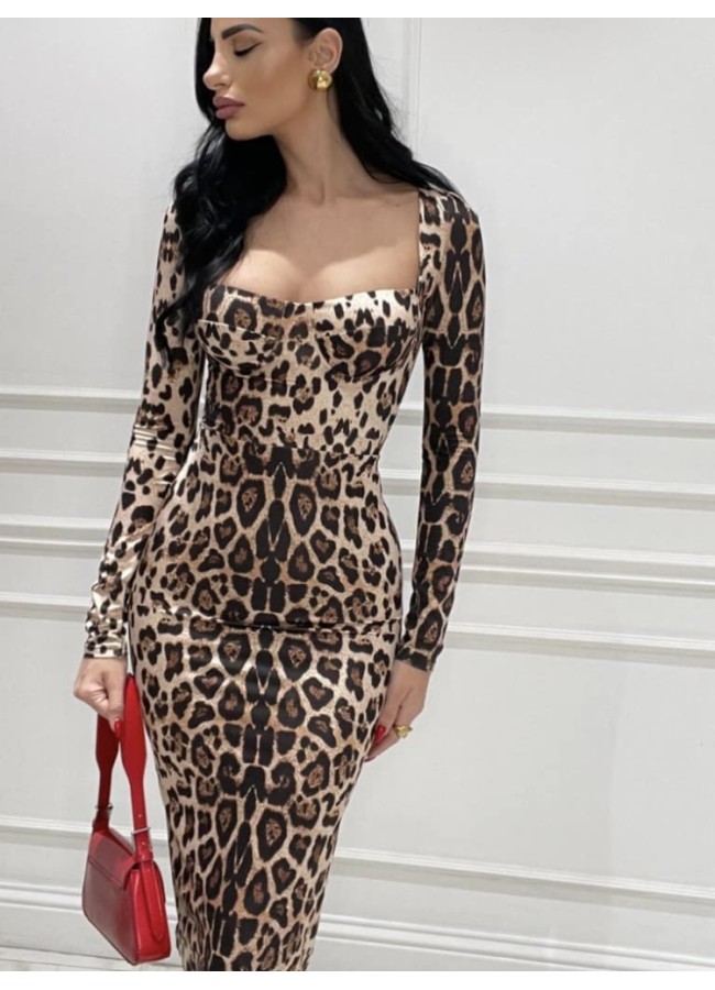 LEOPARD DRESS - BENUA