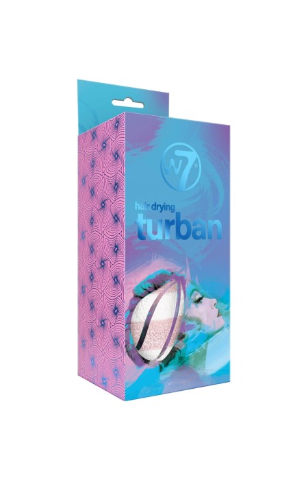 W7 ΤΟΥΡΜΠΑΝΙ ΣΤΕΓΝΩΜΑΤΟΣ ΜΑΛΛΙΩΝ - HAIR DRYING TURBAN