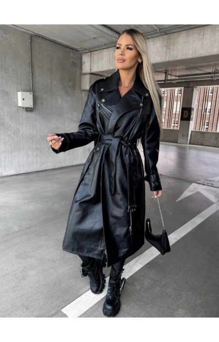 LEATHER COAT - MAZO