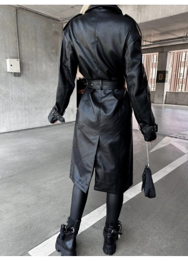 LEATHER COAT - MAZO