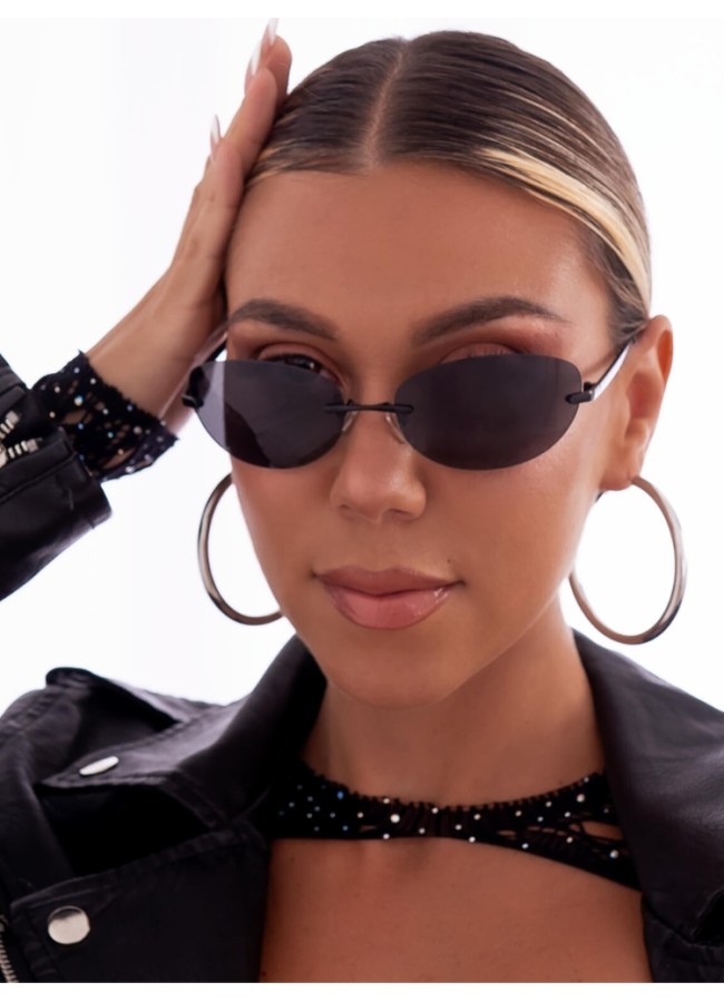 ANNAKEY LORI BLACK SUNGLASSES