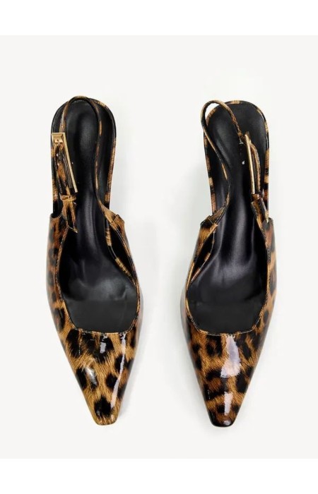 LEOPARD LOUSTRIN PUMPS - SERILIA