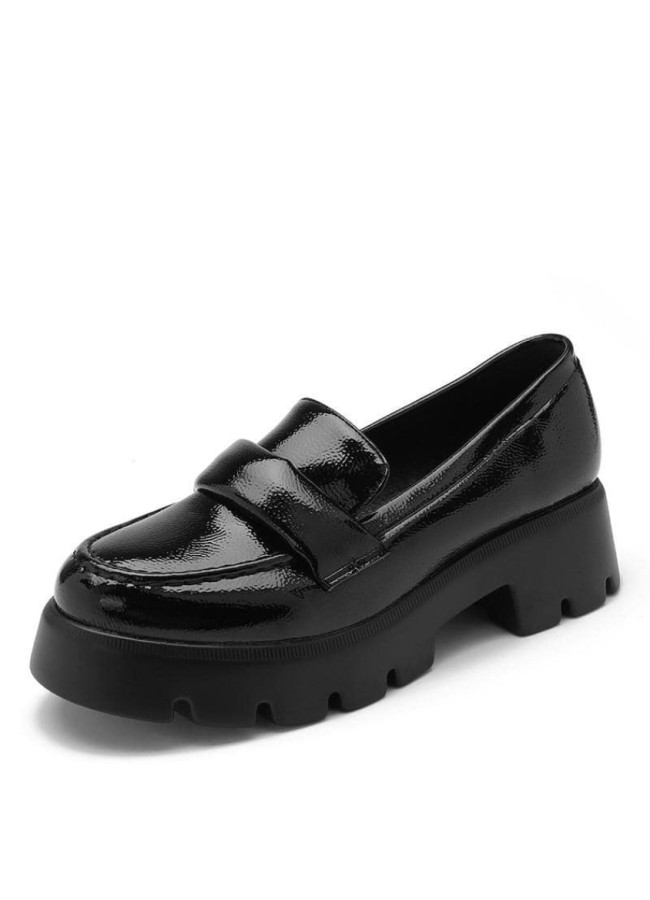 BLACK LOAFERS - MARIALENA