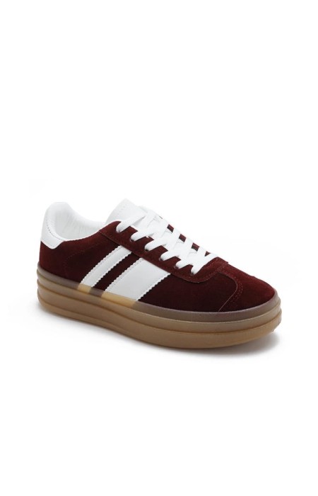 BURGUNDY SNEAKERS - ADILO