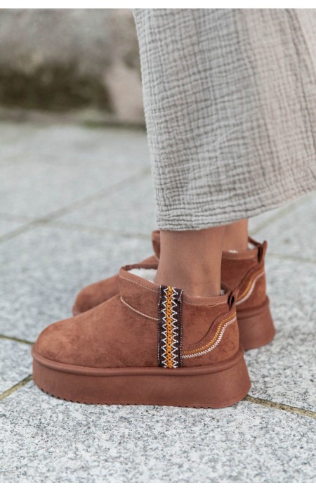 PIERROT CAMEL ANKLEBOOTS