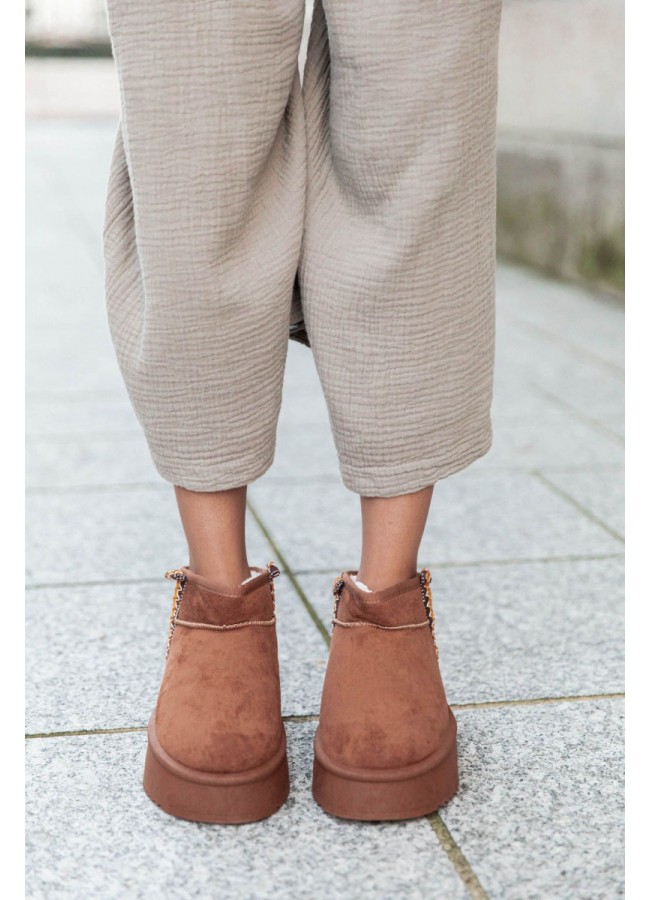 PIERROT CAMEL ANKLEBOOTS