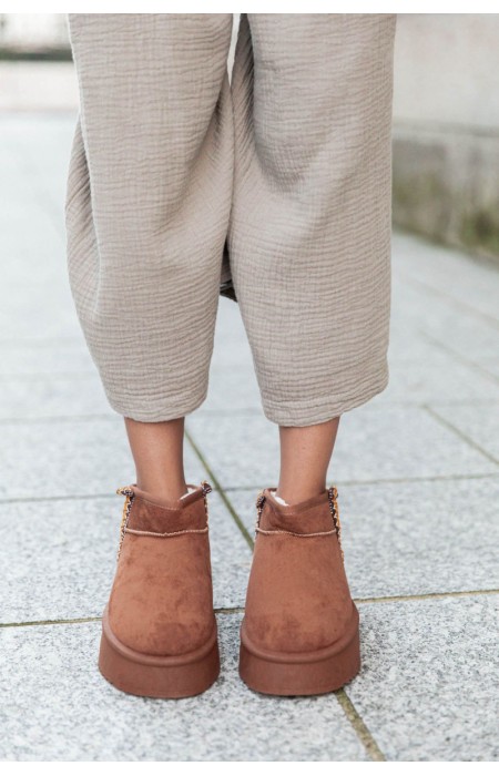 PIERROT CAMEL ANKLEBOOTS