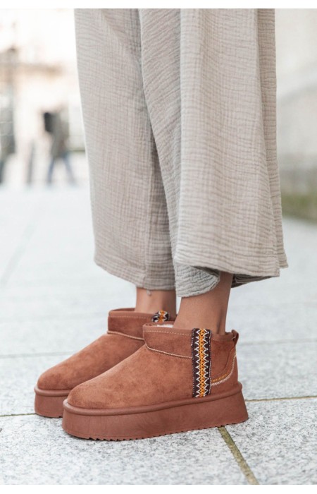 PIERROT CAMEL ANKLEBOOTS