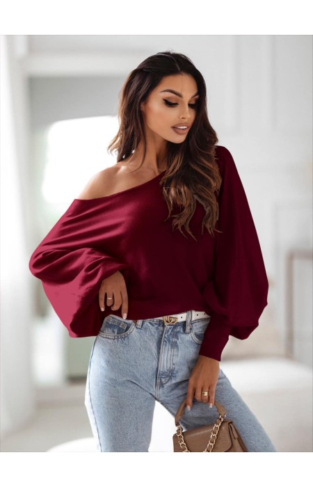 KNITTED BLOUSE - COLUMBIA